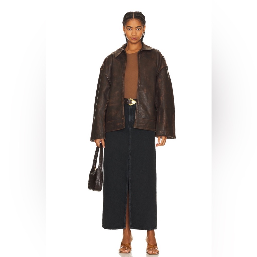 Agolde Leif Low Slung Skirt